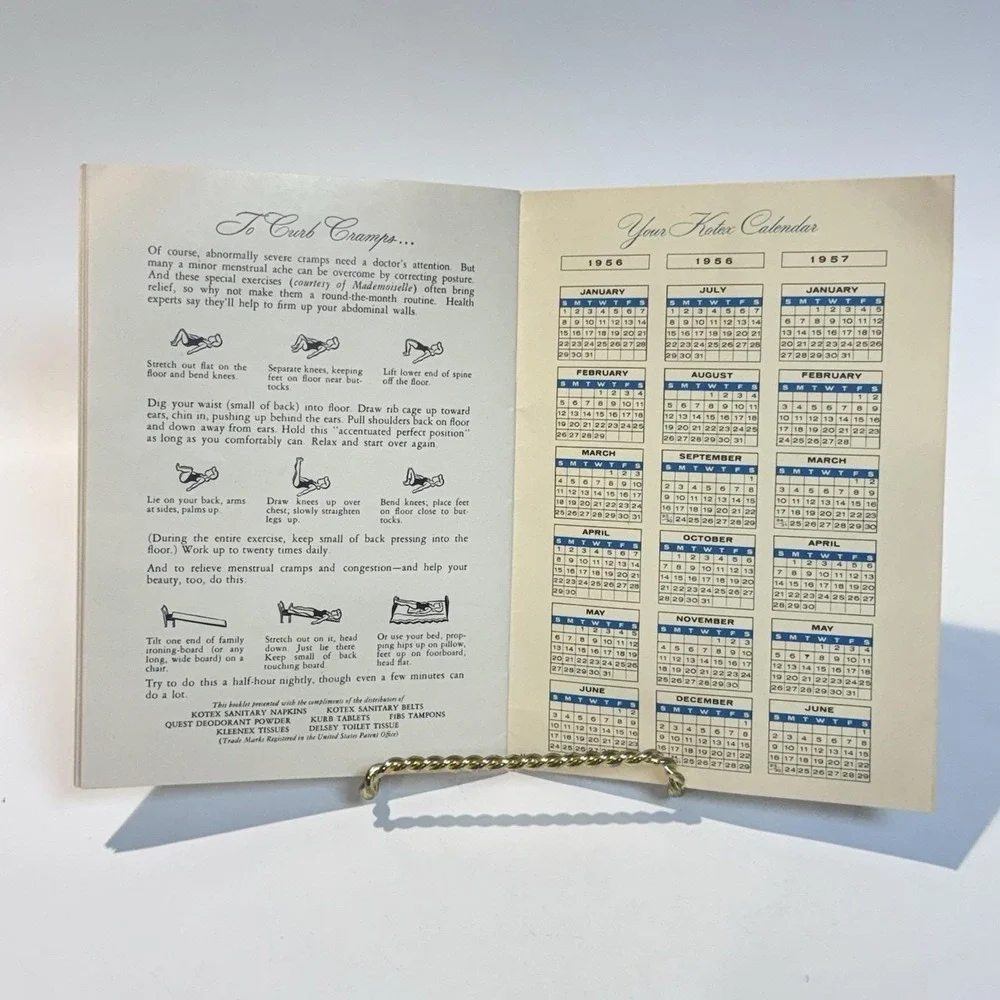 Kimberly Clark Corp 1946 1956 Vintage Paper Ephemera‎ Pamphlets for Young Women
